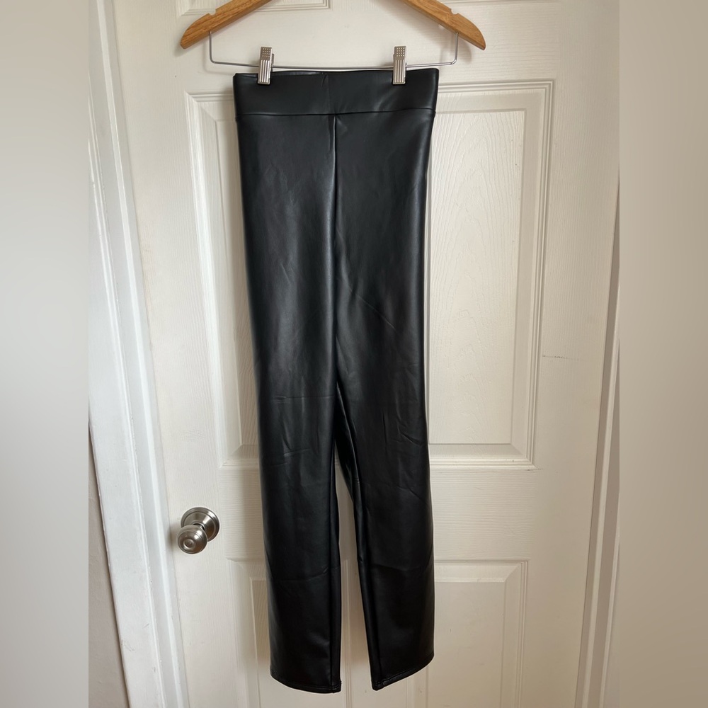LOFT FAUX LEATHER PANTS